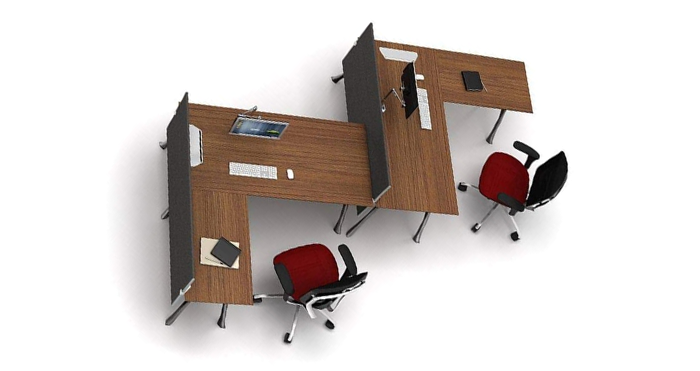 Modern Divider Office Workstation (1 Person) | WS-36