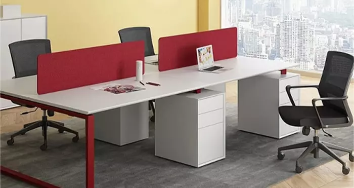 Modern Office Workstation For 4 Person | Ws-23