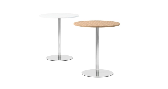 White Stainless Steel Coffee Table