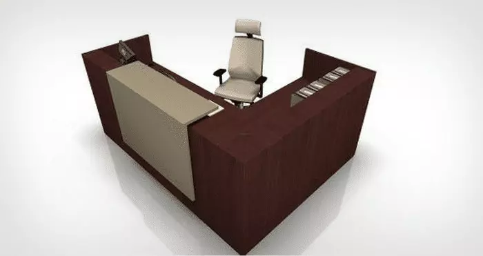 Modern Shaped Reception Desk | RD-11