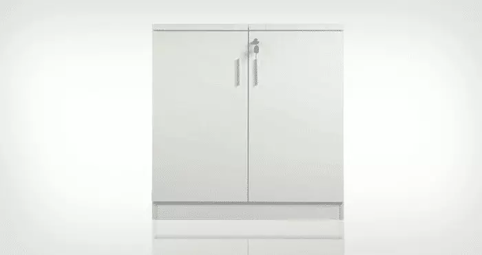 White 2 Door Cabinet | Storage & Filings SF-11
