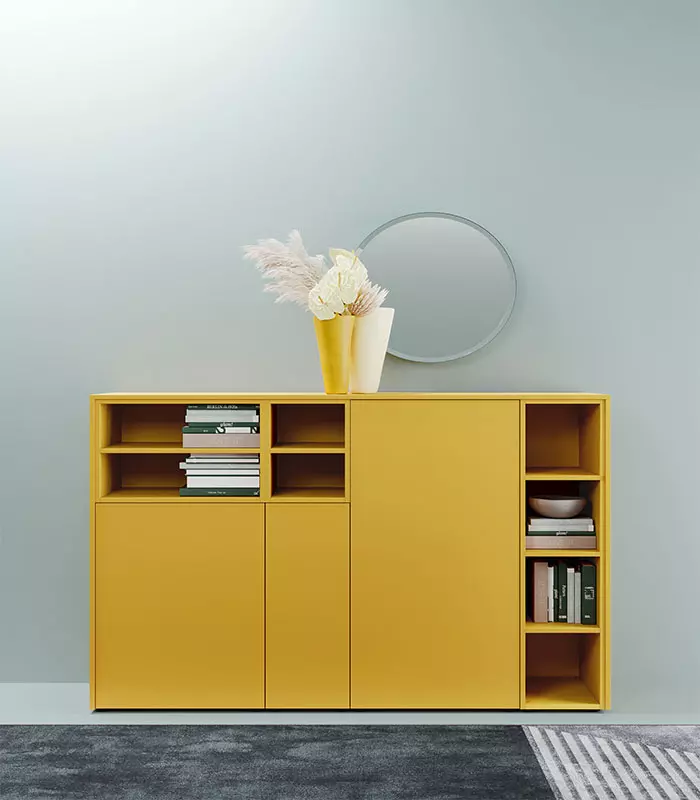 Profbox Yellow Tall Sideboard | Storage & Filings | SF-58