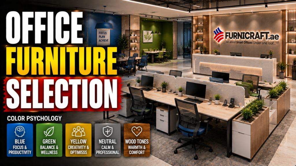 Office furniture selection for productivity
