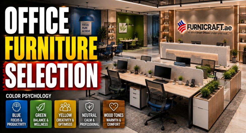 Office furniture selection for productivity