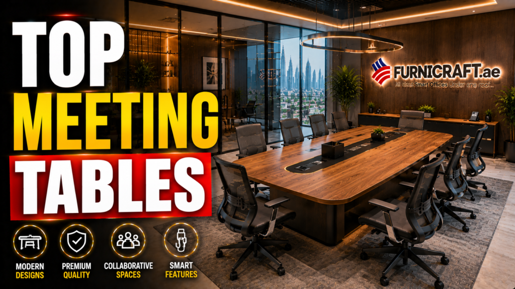 Top Meeting Tables To Buy In Dubai For Modern Offices