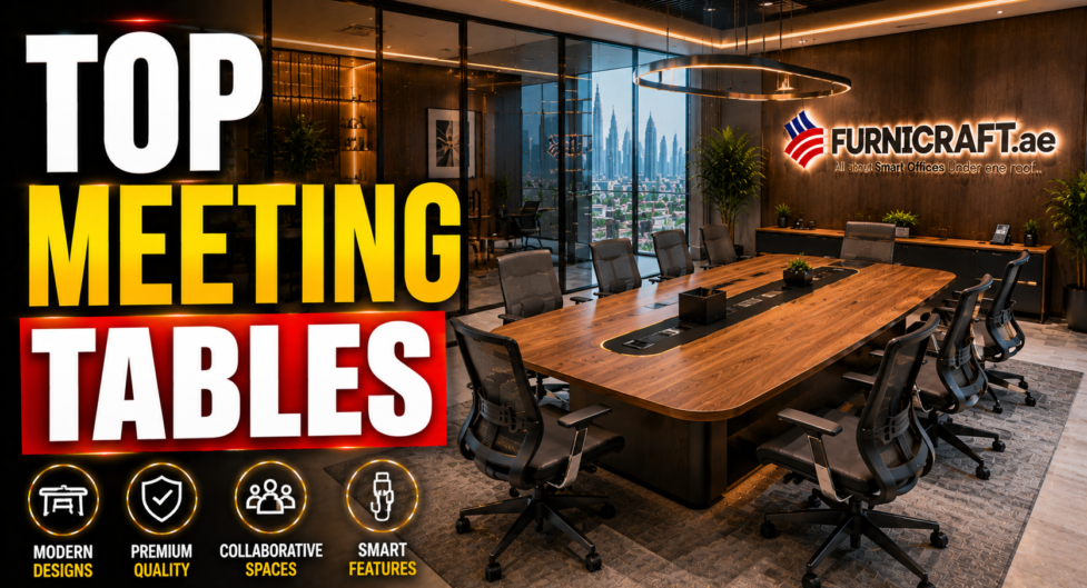 Top Meeting Tables To Buy In Dubai For Modern Offices