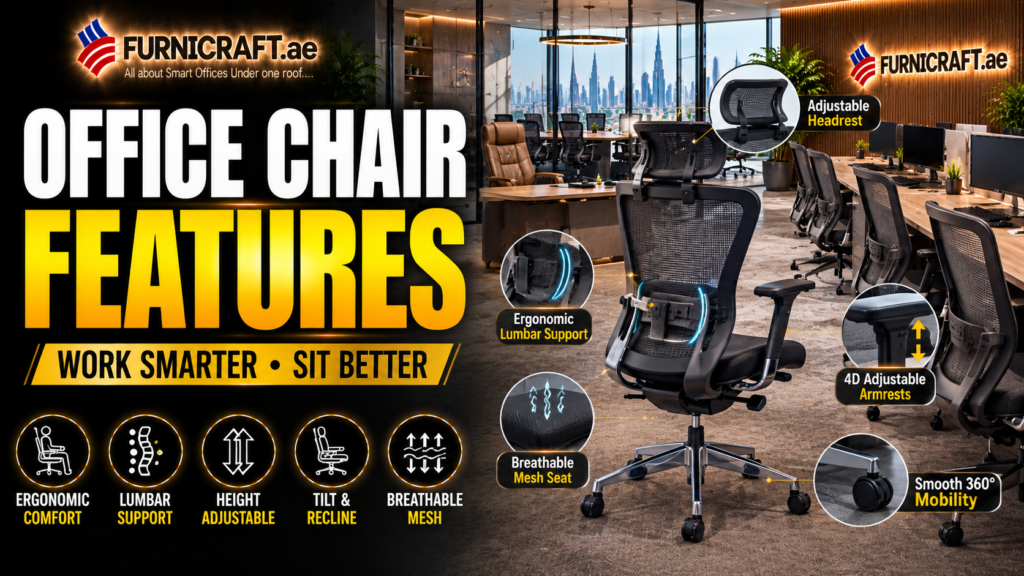 Key Features To Look For In Office Chairs In Dubai Guide