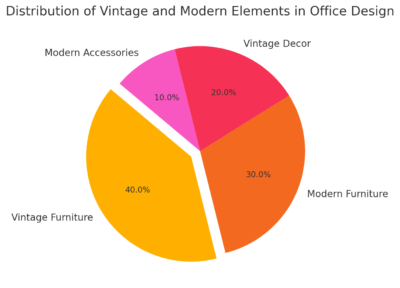 Distribution Of Vintage And Modern Elements In Office Design 