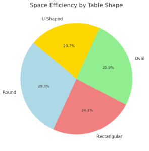 Space Efficiency By Table Shape

