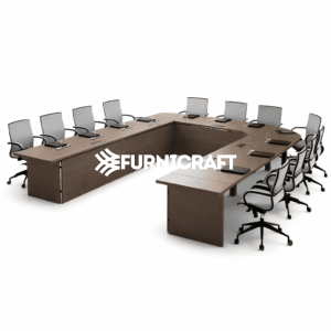 Wood U Shaped Meeting Table MT-22