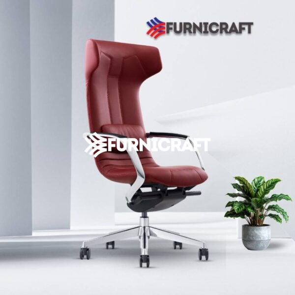 Ergonomic High Back Beige Color Office Chair Model EC01