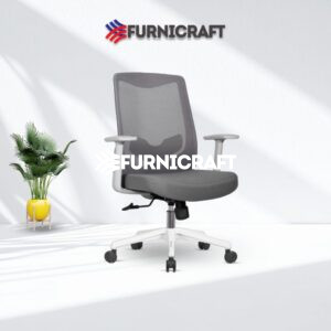 Gray Midback Chair