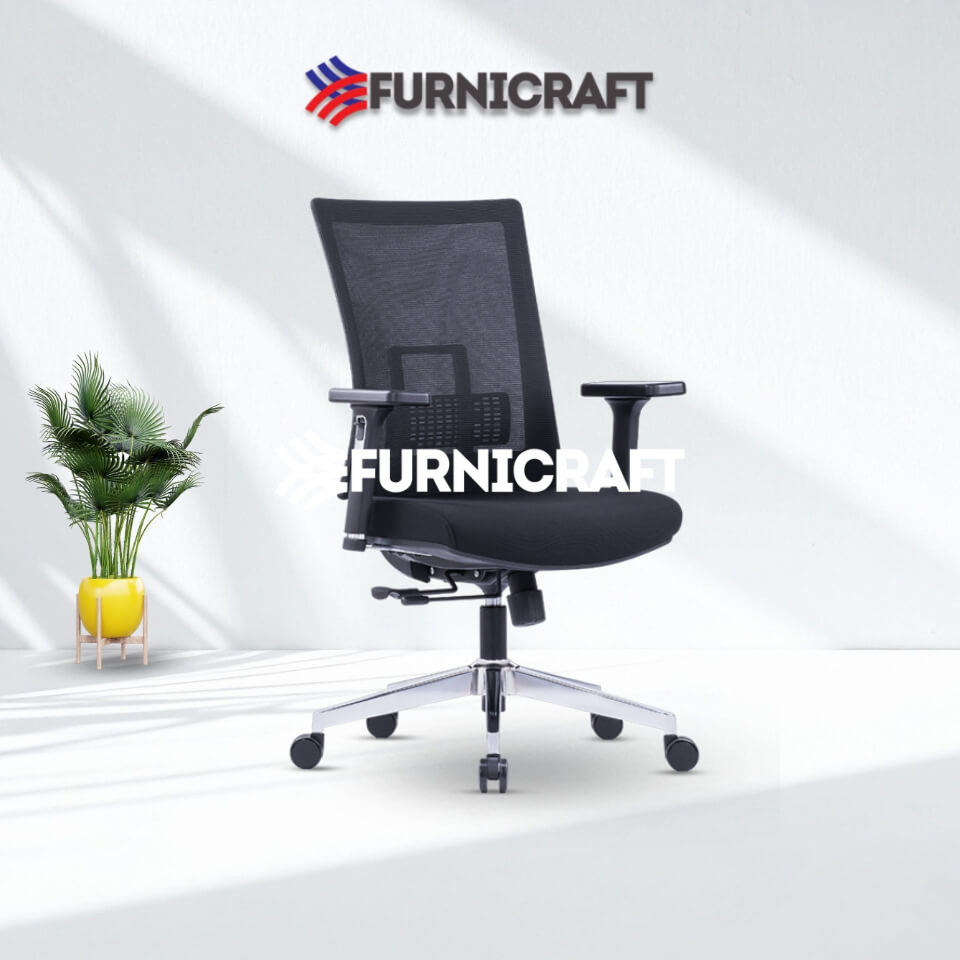 High Quality Midback Office Chair - Black