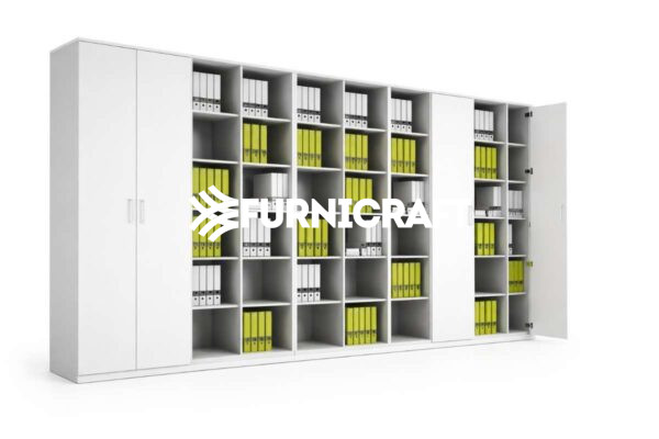 Modern Steel Office Storage & Filings with Shelf -03
