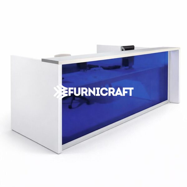 Reception Desk with Colored Glass RD-52