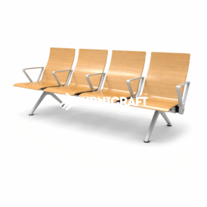 4 Seaters Waiting Area Chair