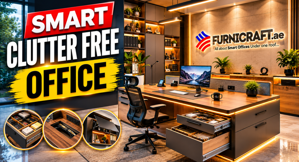 How To Create A Clutter Free Office With Smart Furniture