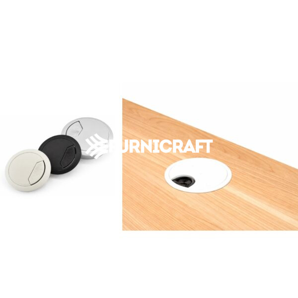 Round Grommet (plastic / Chrome) A-10