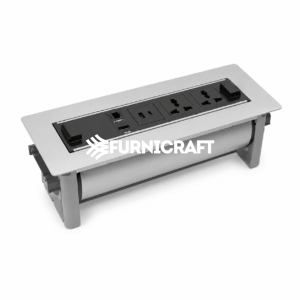Table Power Socket with USB for Desk and Office Workstation