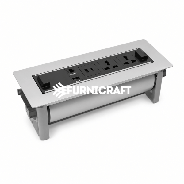 Table Power Socket with USB for Desk and Office Workstation